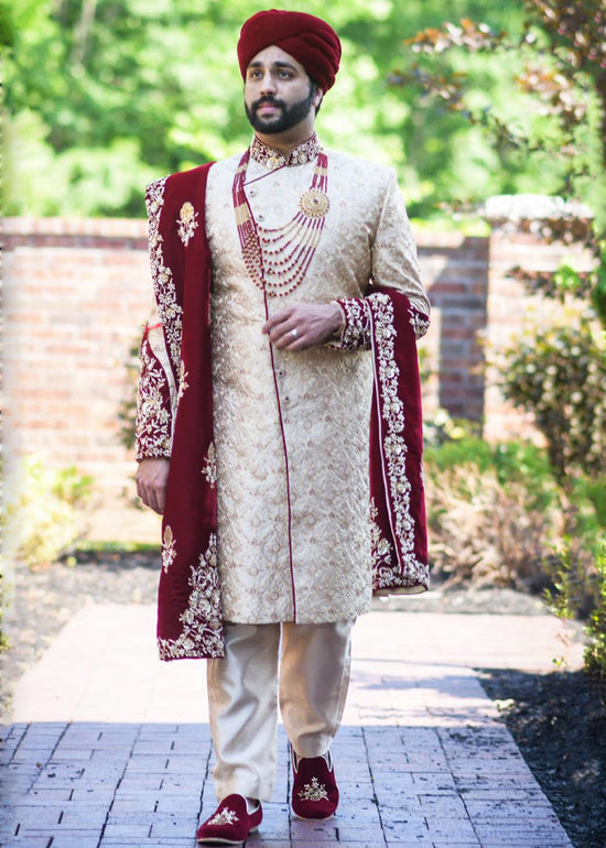 King's Luxury Men's Sherwani by Chamak