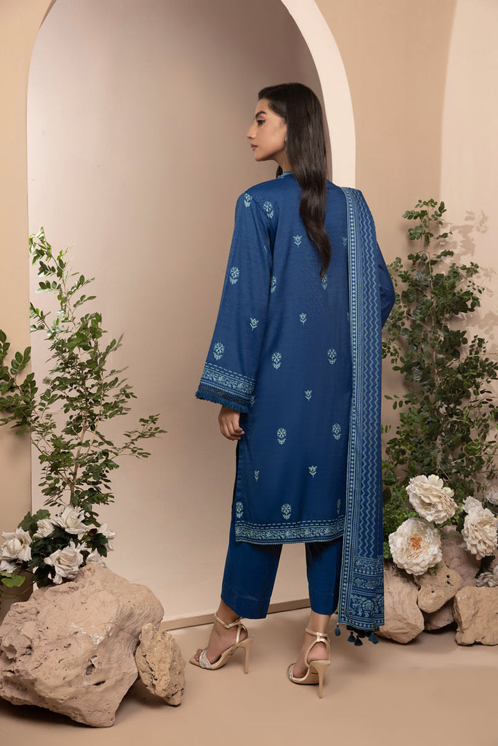 Lakhany 03 Piece Unstitched Printed Marina Suit - LG-MB-0031-B