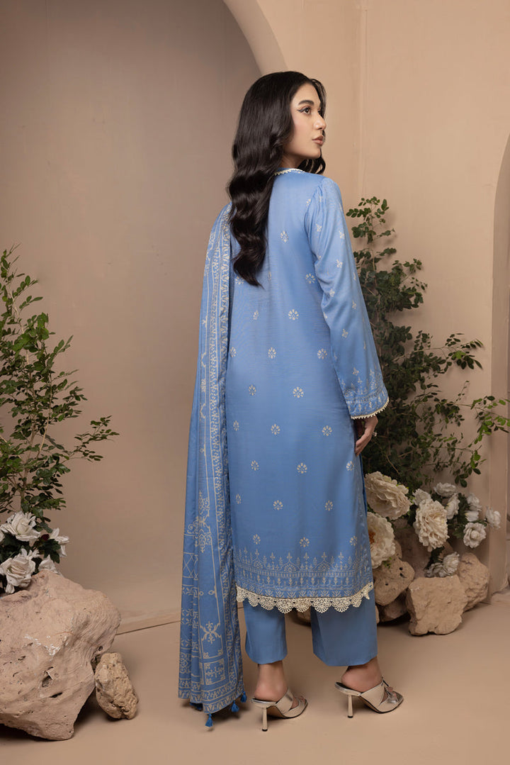 Lakhany 03 Piece Unstitched Printed Marina Suit - LG-AR-0026-A