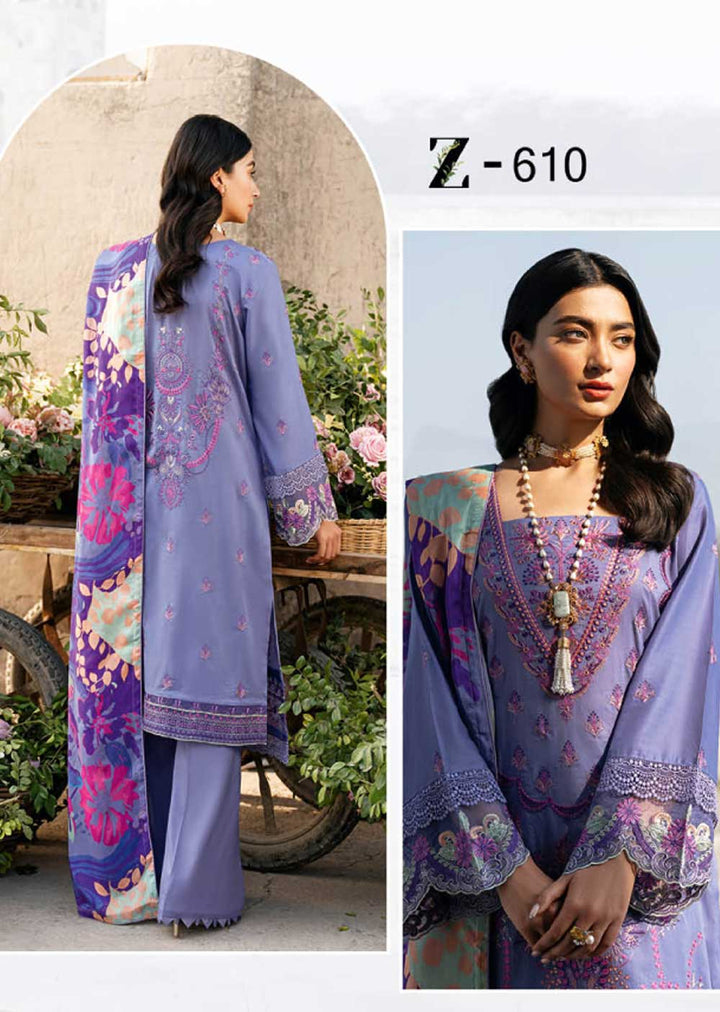 Z-610-R - Readymade - Ramsha Andaaz Luxury Lawn Vol 06 2023