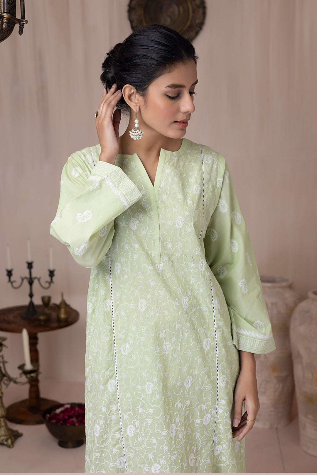 LAKHANY 01 PIECE  EMBROIDERED KURTI - LSM-3042