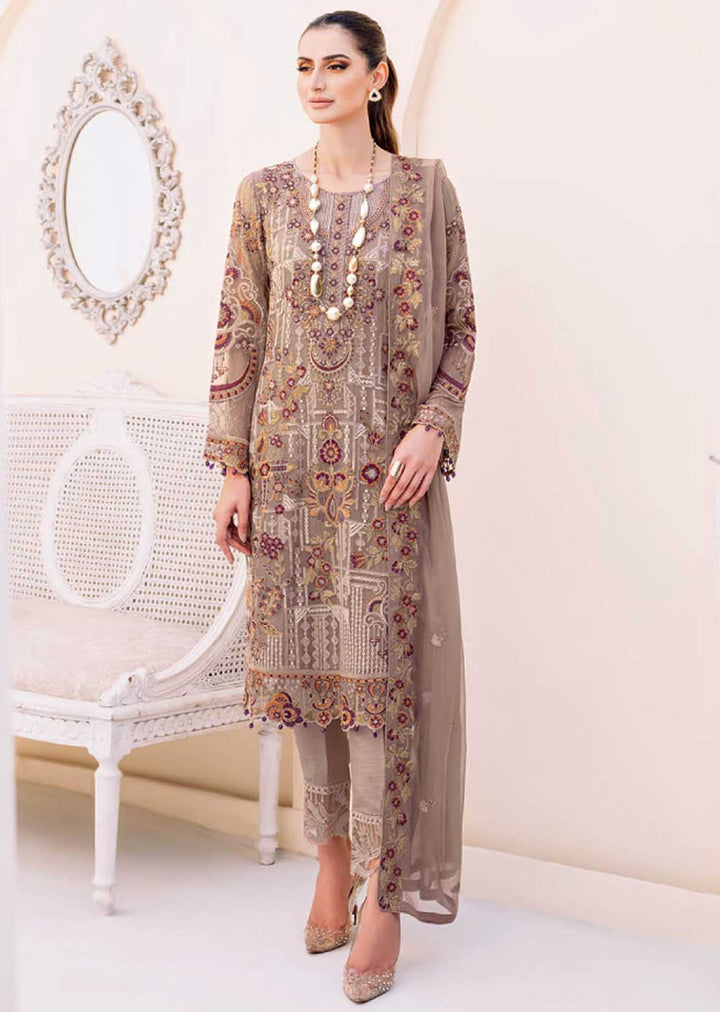 F-2311-R - Readymade - Ramsha Chiffon Collection 2023