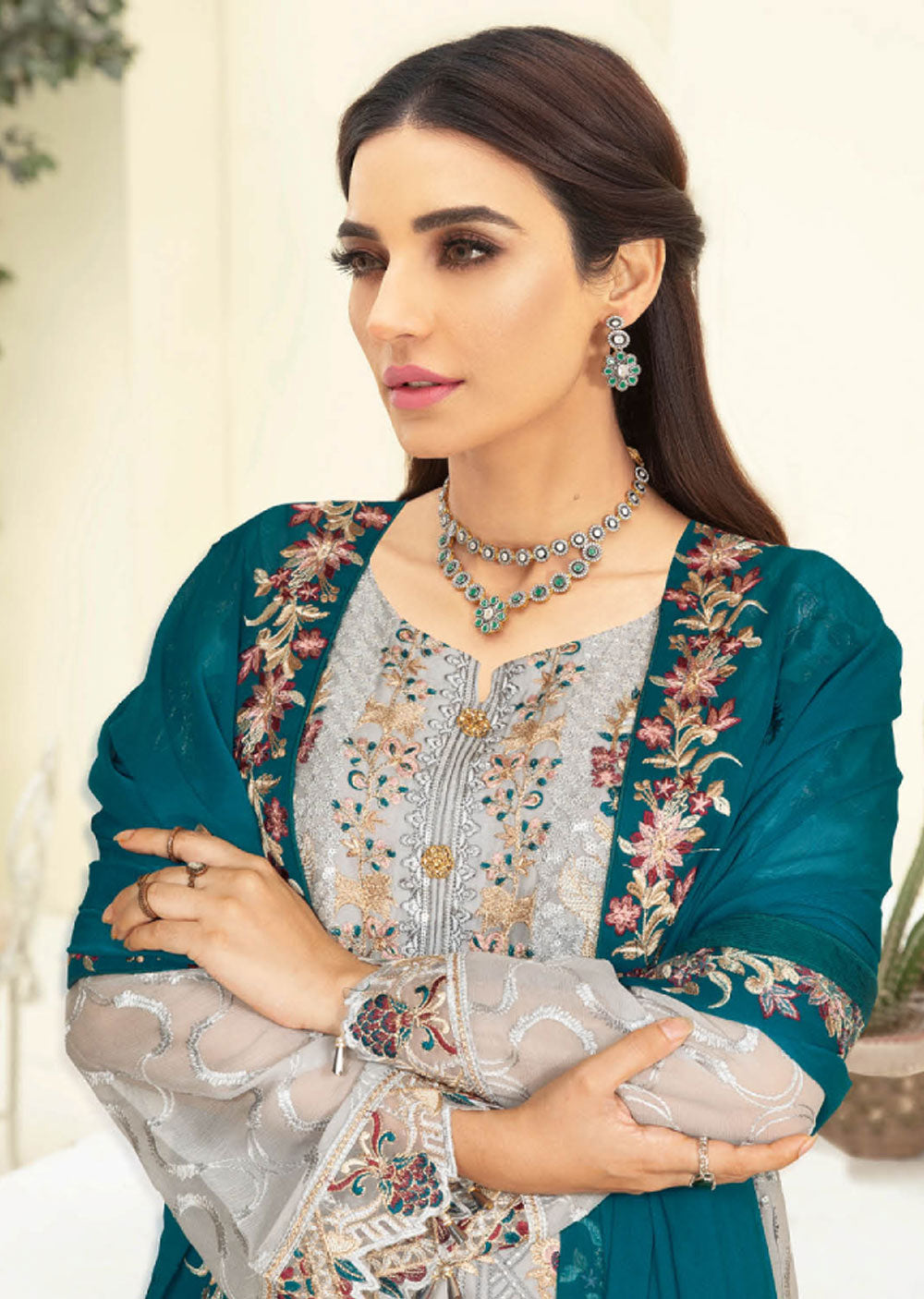 N-1303 - Nayab Weightless Chiffon Collection by Ramsha Vol 03 2023