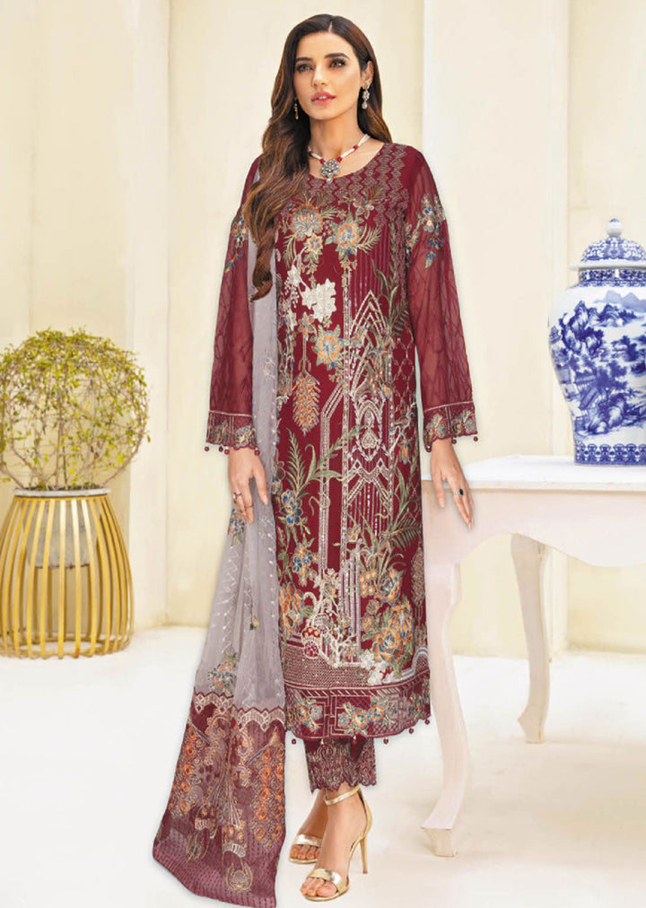 N-1307 - Nayab Weightless Chiffon Collection by Ramsha Vol 03 2023