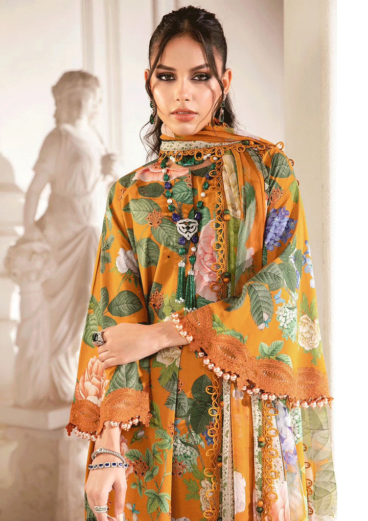 MARIA B 3 PIECE UNSTITCHED M.PRINT EID COLLECTION MPT-2210-B