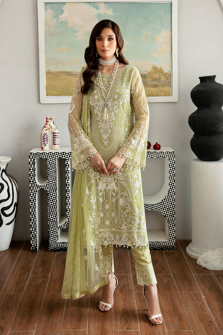 RAMSHA | RANGOON CHIFFON READYMADE D-1105