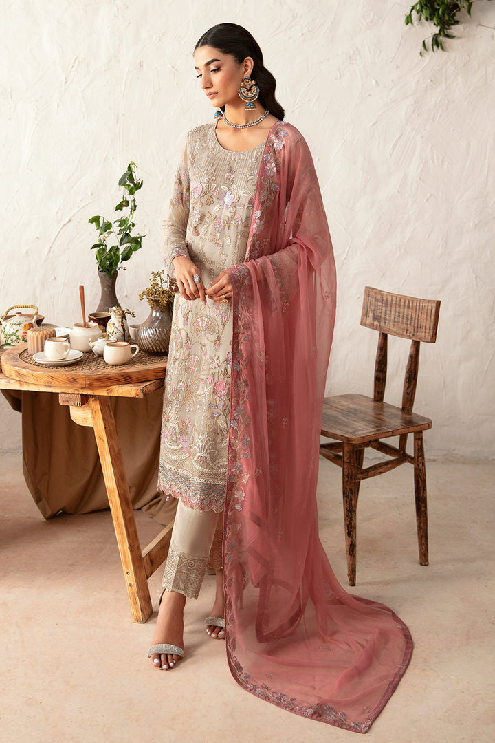 RAMSHA READY TO WEAR RANGOON CHIFFON COLLICTOIN D-1212