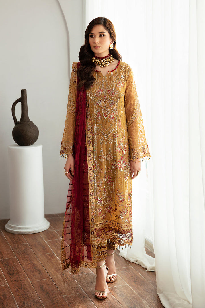 RAMSHA | RANGOON CHIFFON READYMADE D-1110