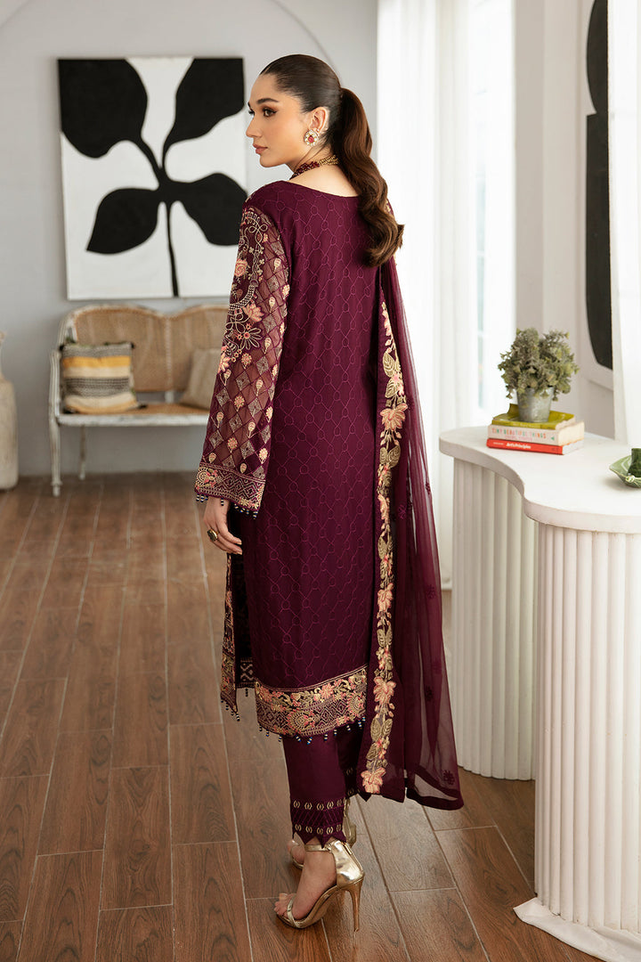 RAMSHA | RANGOON CHIFFON READYMADE D-1104