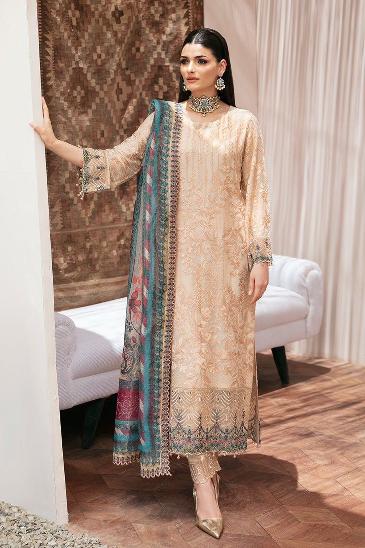 RAMSHA READY TO WEAR DASTAN CHIFFON COLLICTOIN T-208