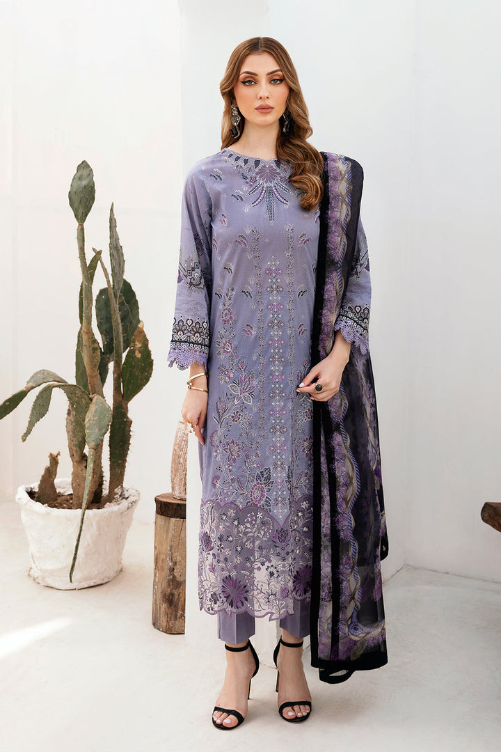 RAMSHA ‘GHAZAL’ | EMBROIDERED LAWN READYMADE | G-202