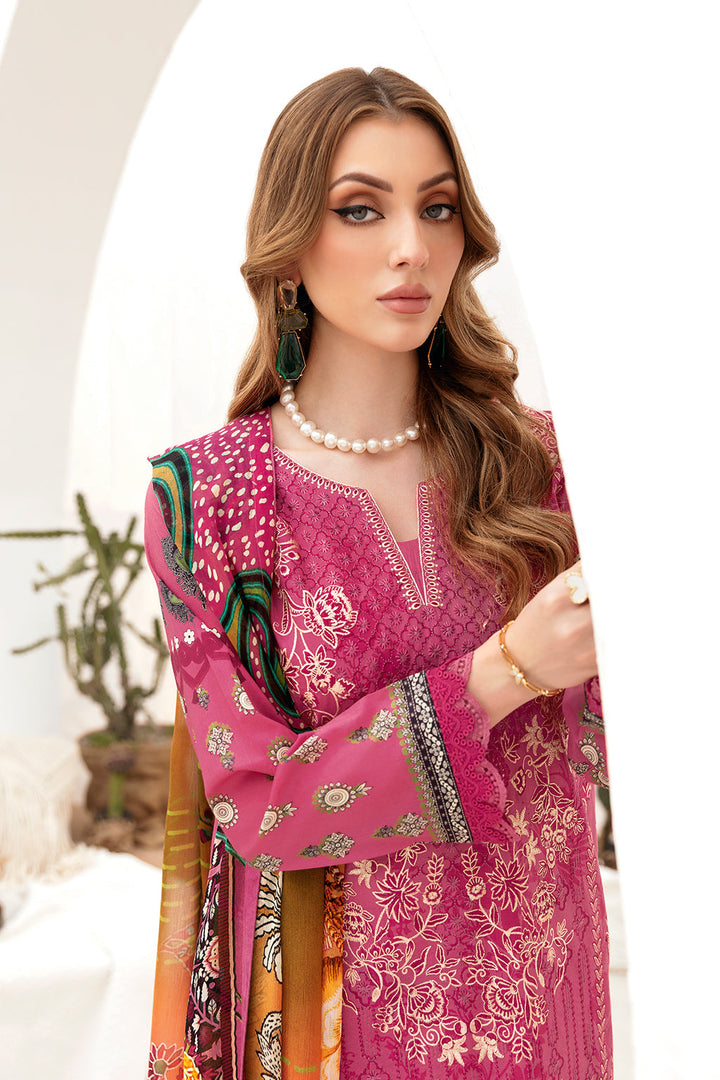 RAMSHA ‘GHAZAL’ | EMBROIDERED LAWN READYMADE | G-208