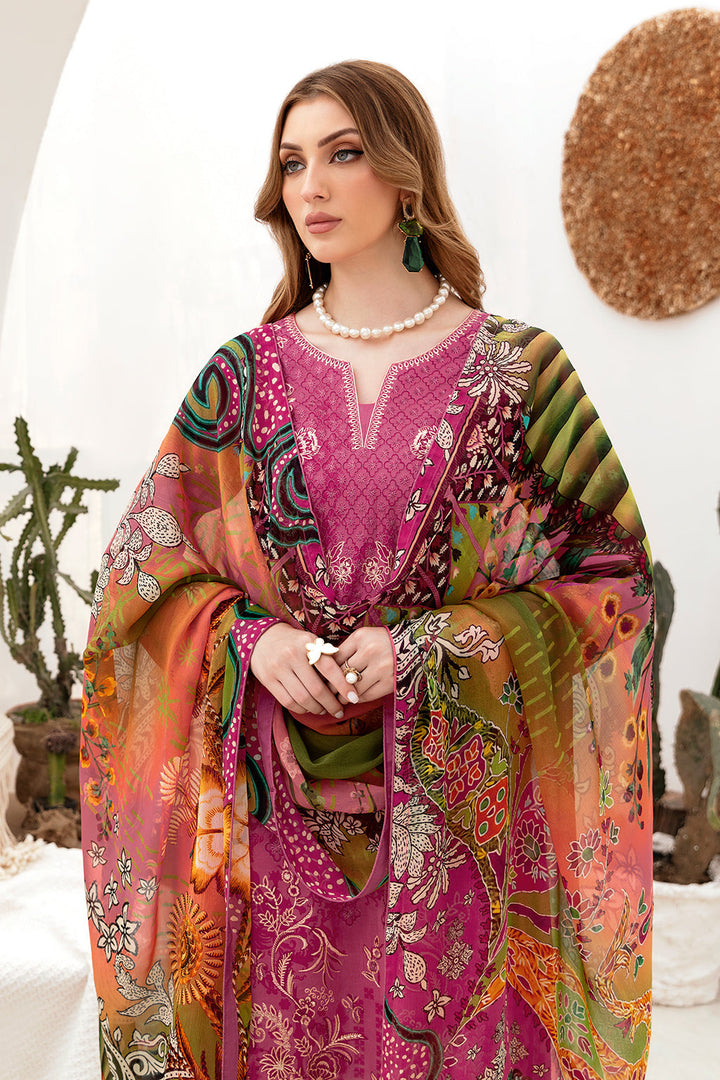 RAMSHA ‘GHAZAL’ | EMBROIDERED LAWN READYMADE | G-208