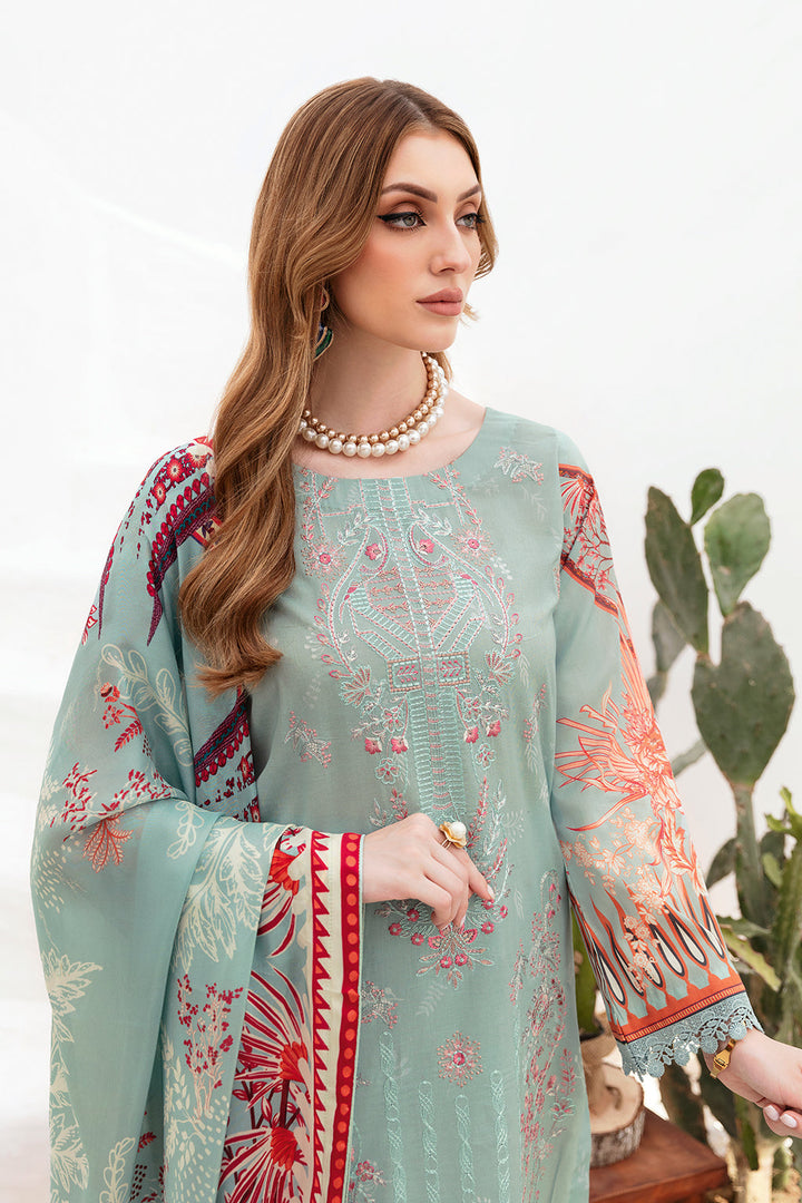 RAMSHA ‘GHAZAL’ | EMBROIDERED LAWN READYMADE | G-209