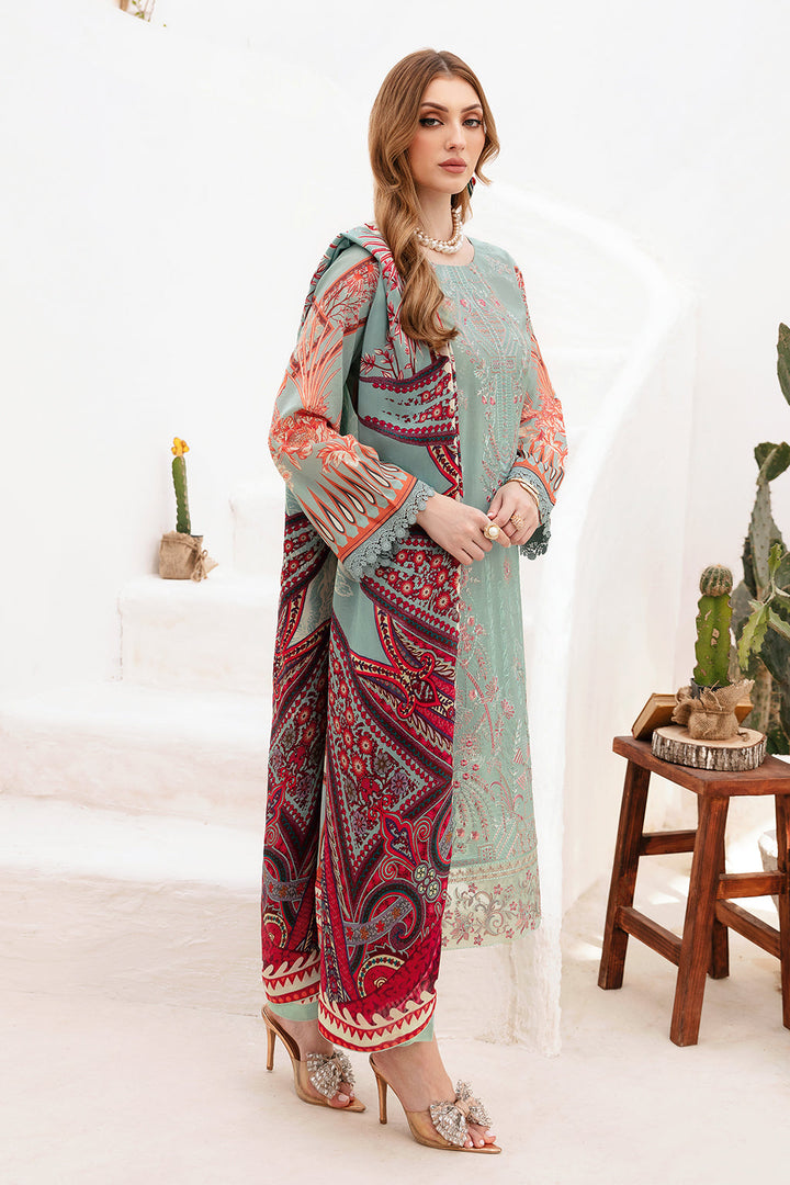 RAMSHA ‘GHAZAL’ | EMBROIDERED LAWN READYMADE | G-209