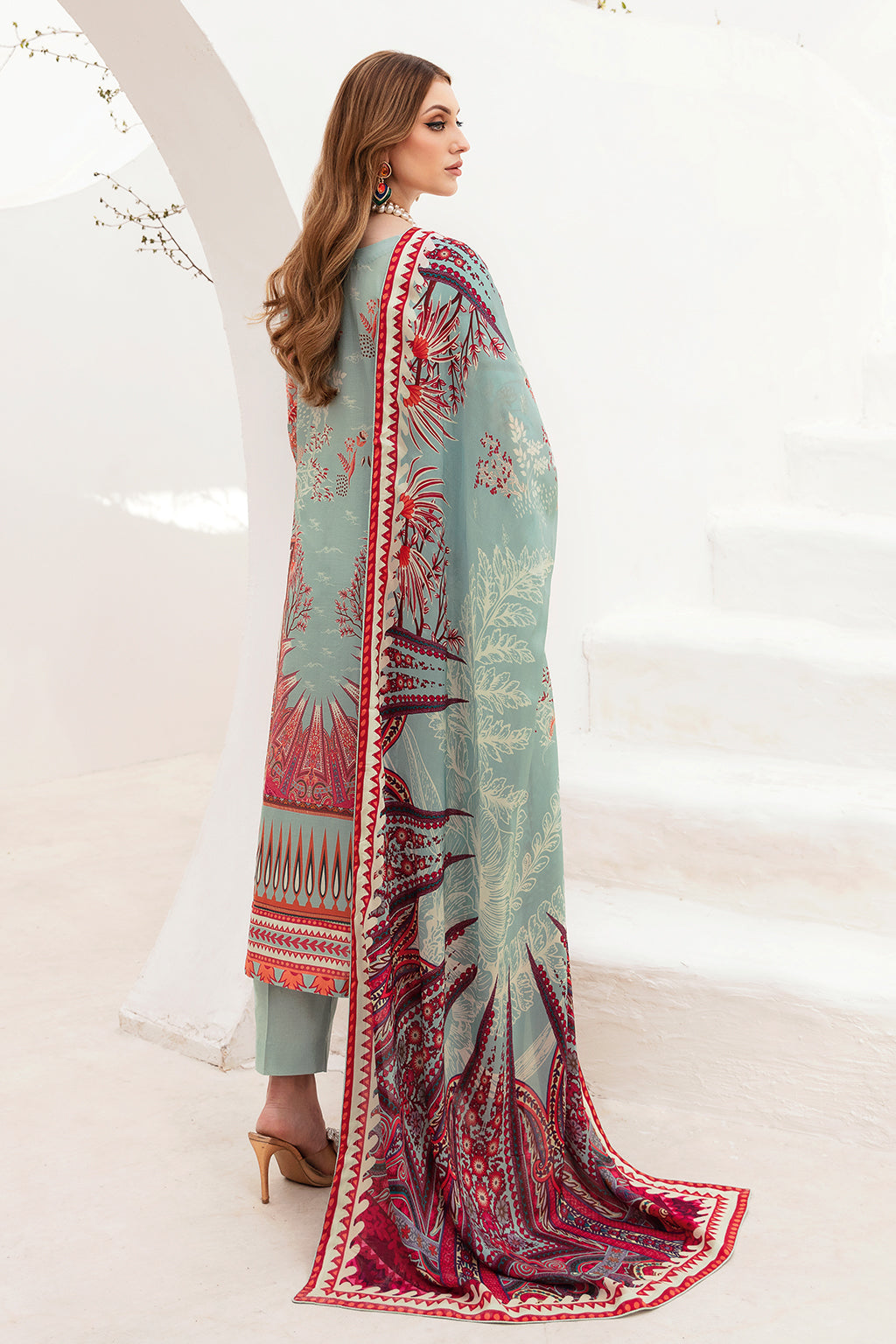 RAMSHA ‘GHAZAL’ | EMBROIDERED LAWN READYMADE | G-209