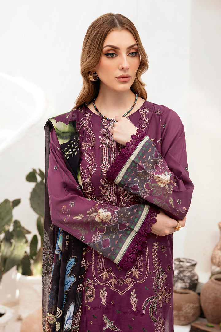 RAMSHA ‘GHAZAL’ | EMBROIDERED LAWN READYMADE | G-205