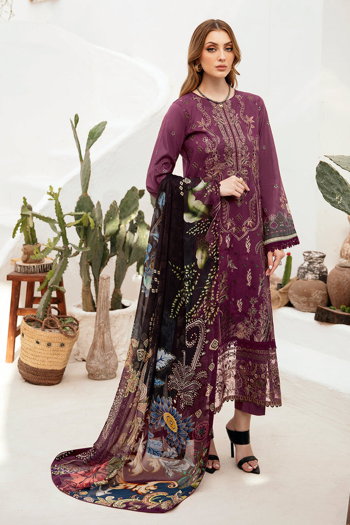 RAMSHA ‘GHAZAL’ | EMBROIDERED LAWN READYMADE | G-205