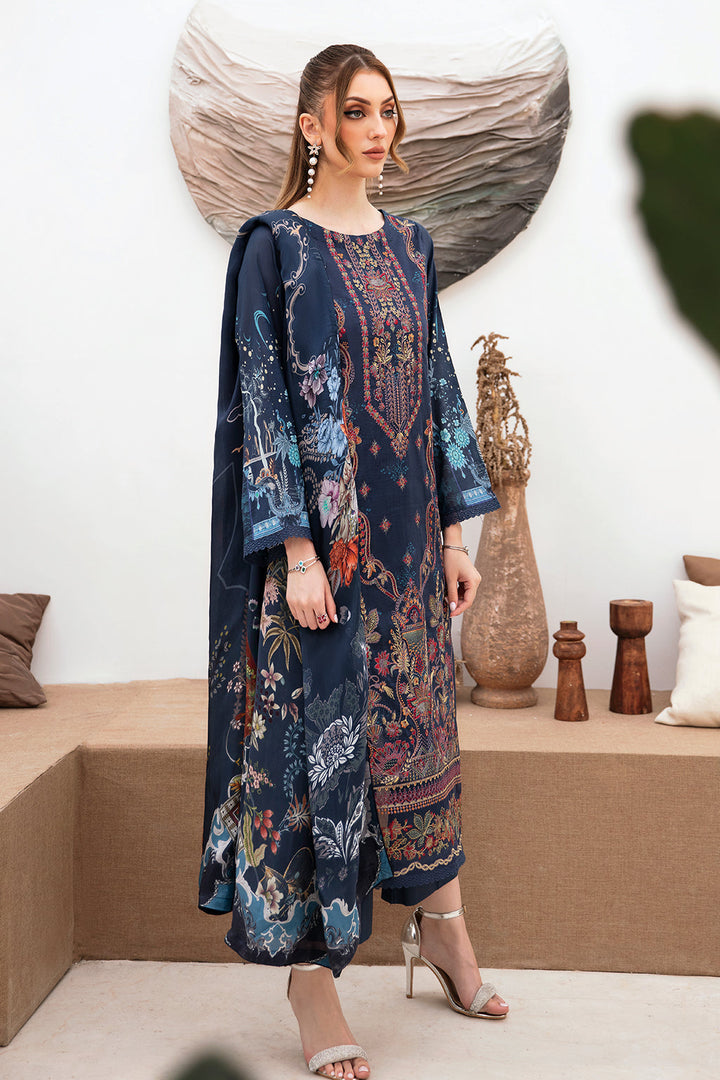 RAMSHA ‘GHAZAL’ | EMBROIDERED LAWN READYMADE | G-207