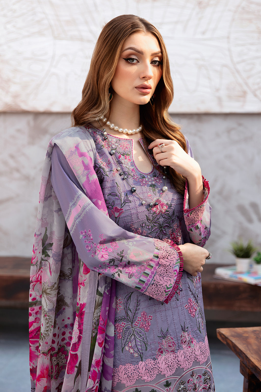 RAMSHA EMBROIDERED LUXURY LAWN L-906