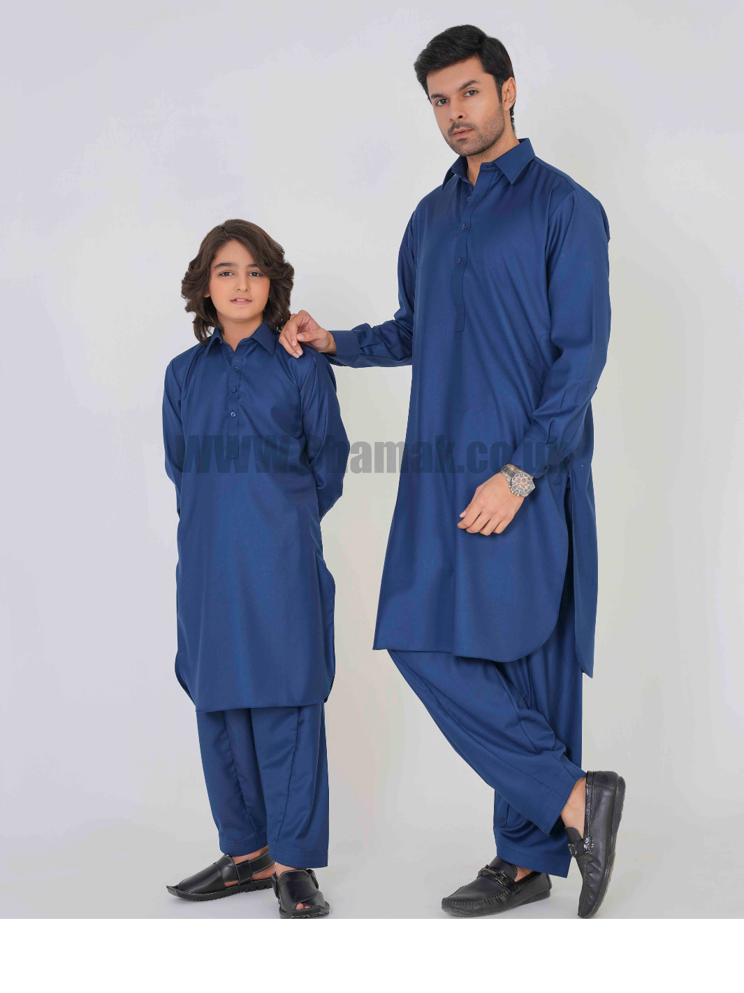 Men's & Boys  Premium Collar Kameez Shalwar MZ-206