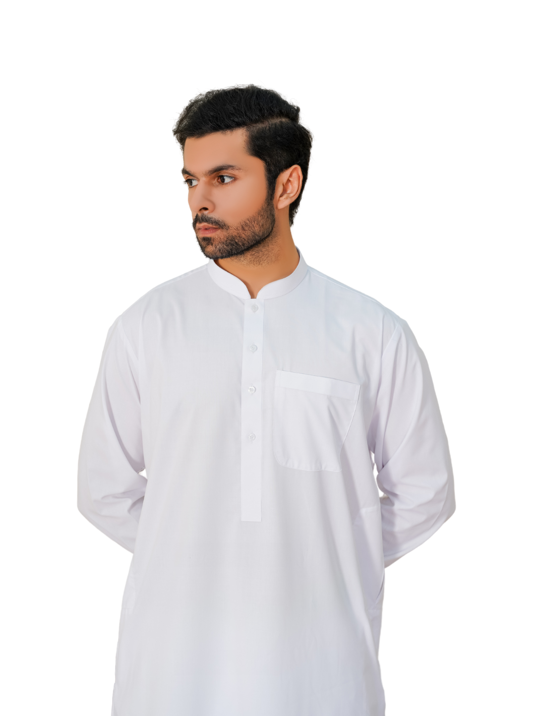 Men's White Shalwar Kameez Ready To Wear