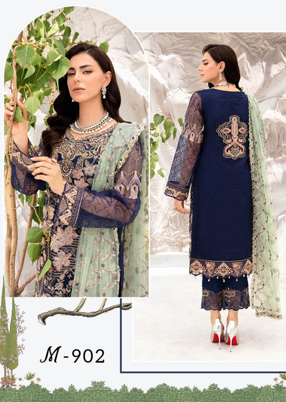 Ramsha Minhal Collection Vol 9 M-902