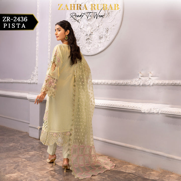 ZARAH RUBAB BY CHAMAK 3 PIECE READY TO WEAR