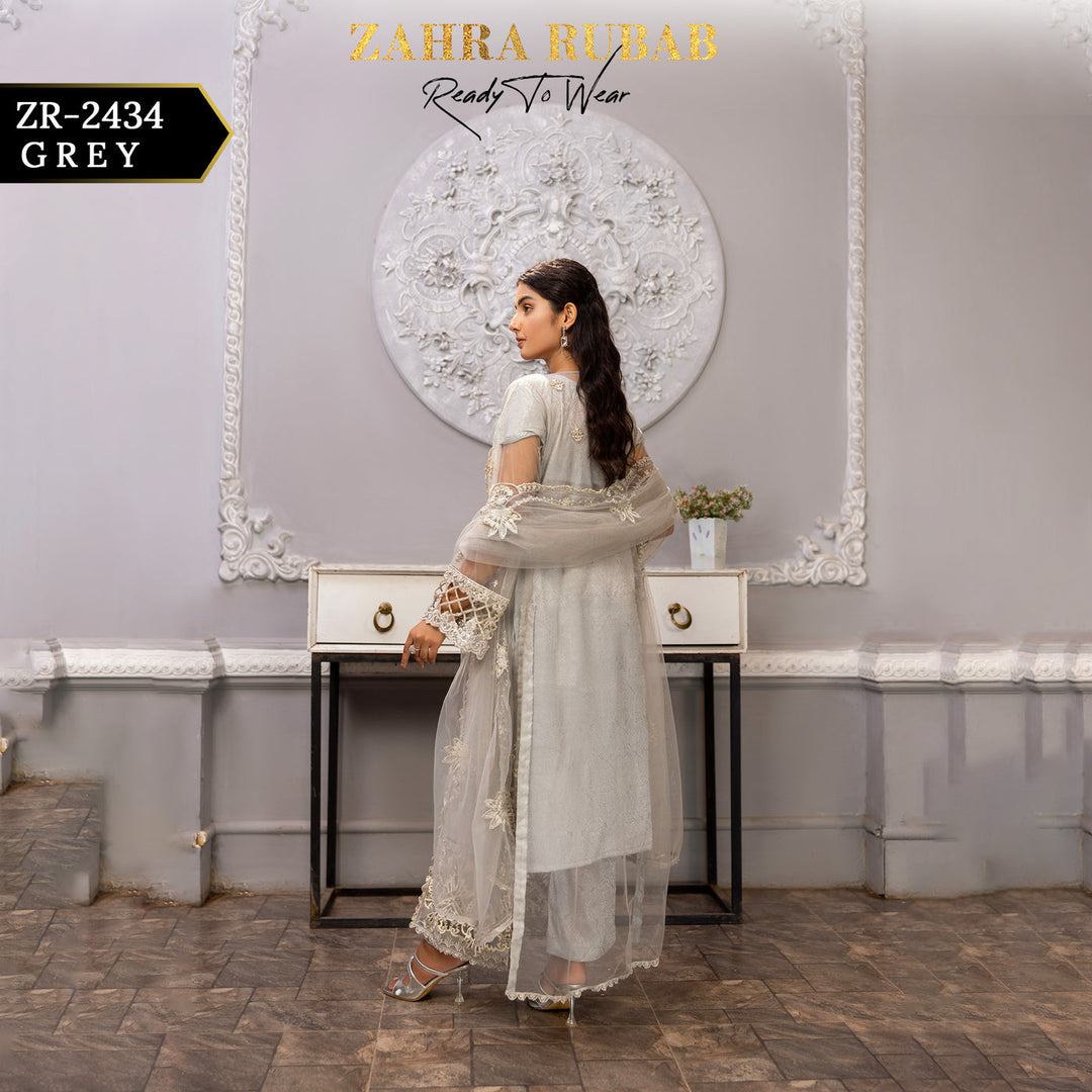 ZARAH RUBAB BY CHAMAK 3 PIECE READY TO WEAR