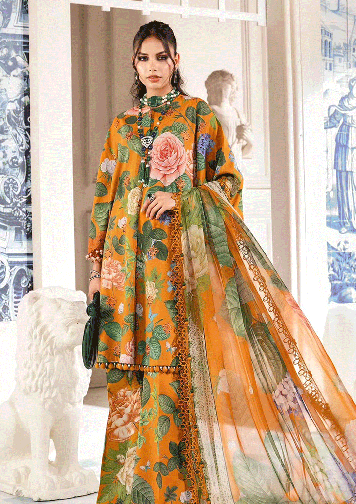 MARIA B 3 PIECE UNSTITCHED M.PRINT EID COLLECTION MPT-2210-B