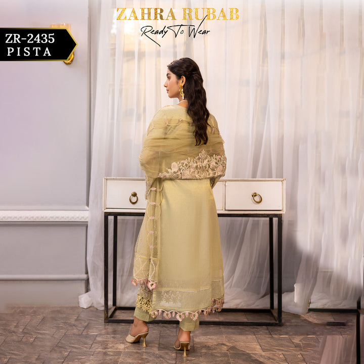 ZARAH RUBAB BY CHAMAK 3 PIECE READY TO WEAR