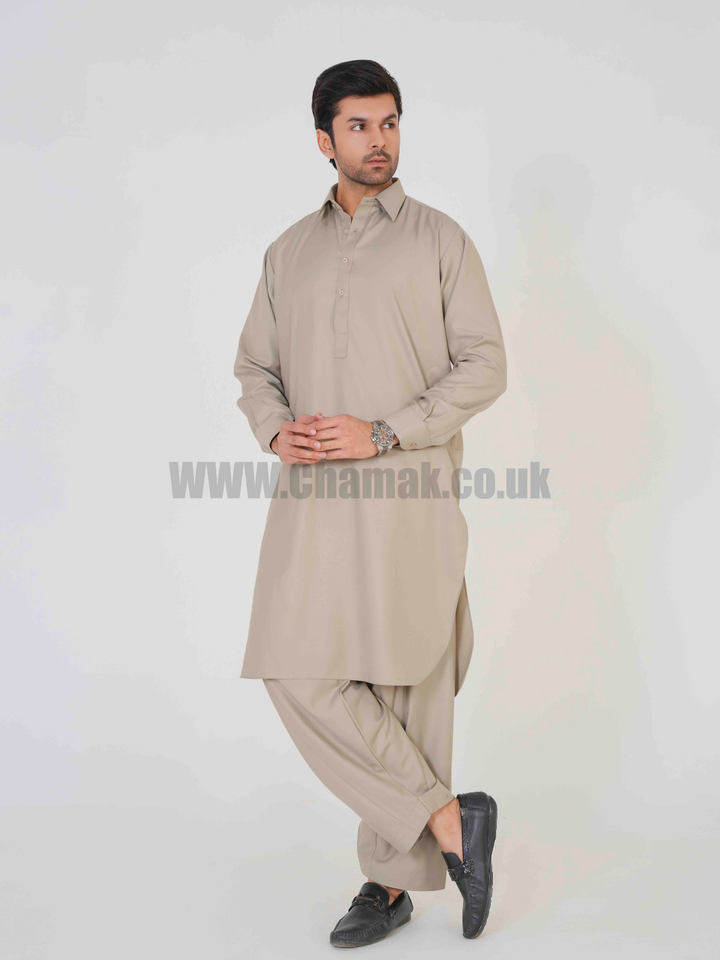 Men's Plain Collar Premium Kameez Shalwar MZ-203