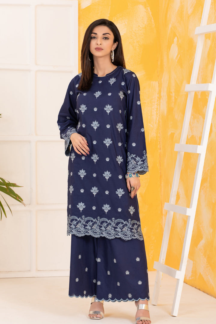 LAKHANY 02 PIECE  EMBROIDERED SHIRT & TROUSER - LSM-2814