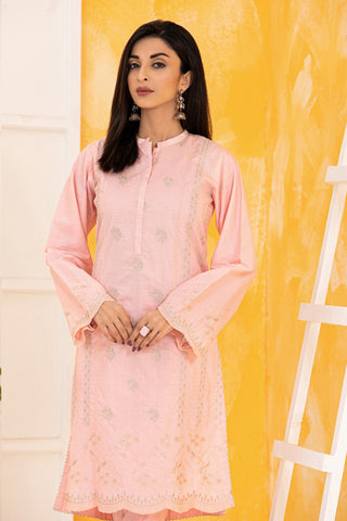 LAKHANY 02 PIECE  EMBROIDERED SHIRT & TROUSER - LSM-2816