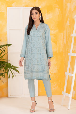 LAKHANY 02 PIECE  EMBROIDERED SHIRT & TROUSER - LSM-2815