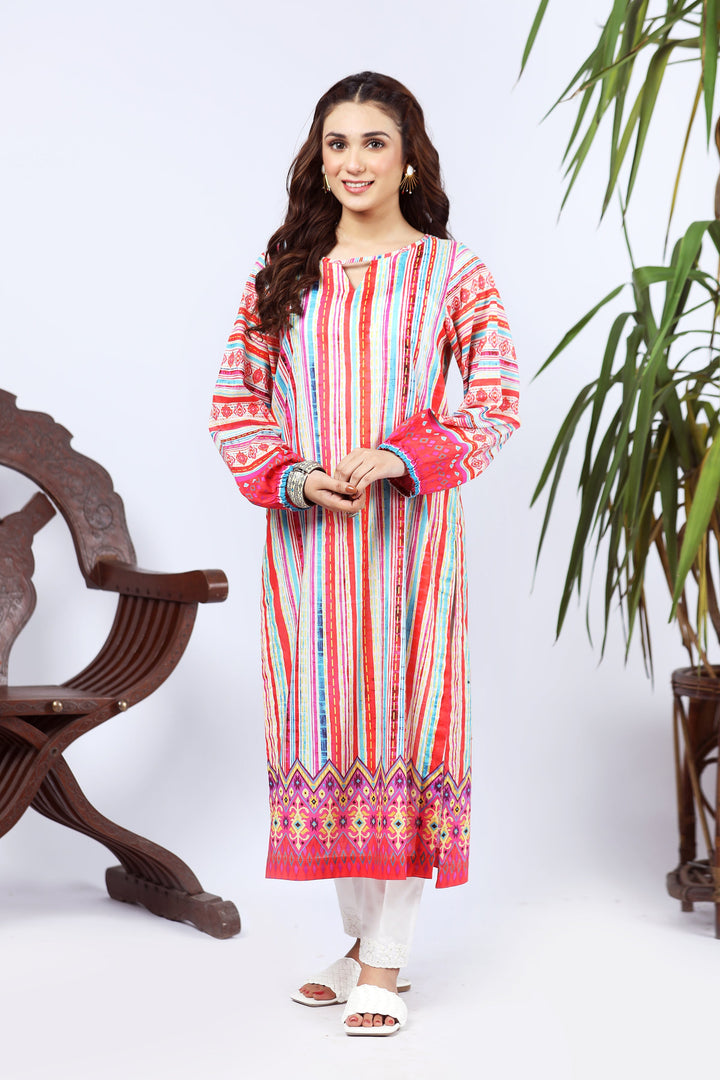 Lakhany Summer Prints Kurti PSPK-5 Multi Color