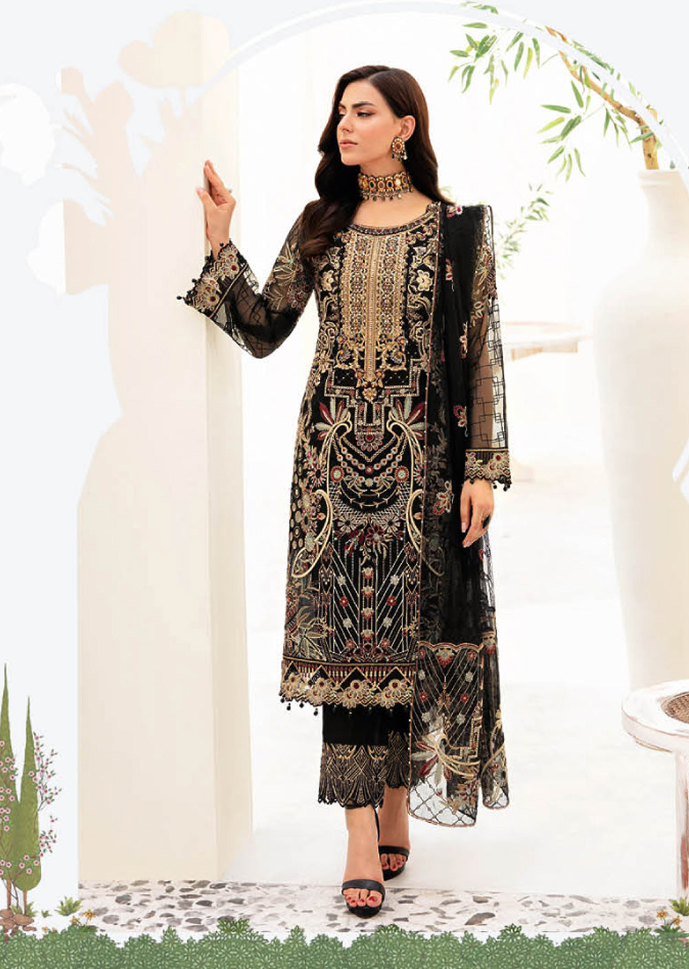 Ramsha Minhal Collection Vol 9 M-906