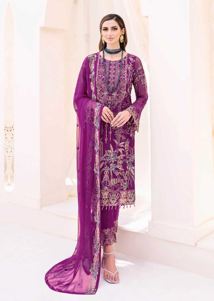 Ramsha Chiffon Collection 2023 - F-2307-R