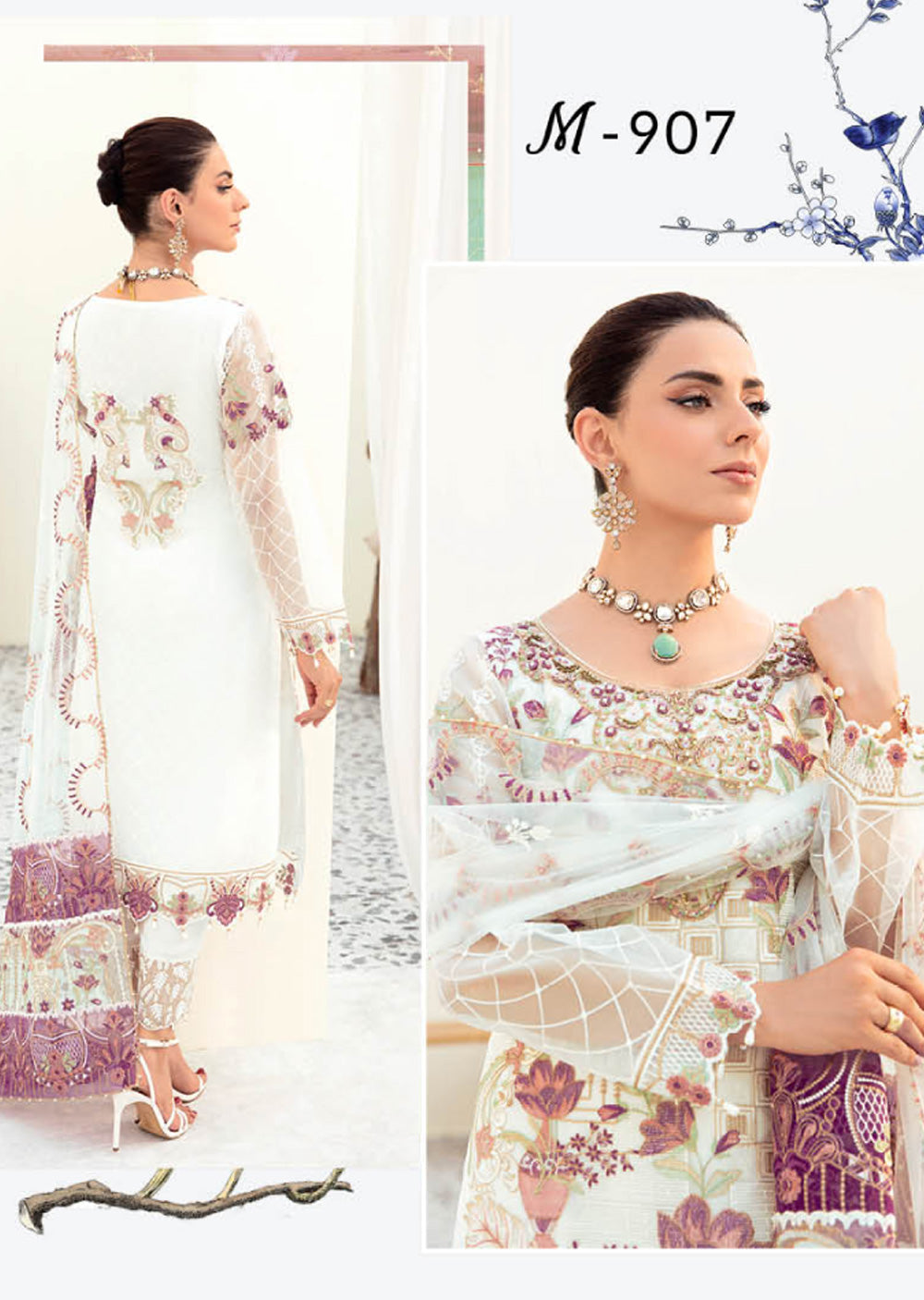 Stitched - Ramsha Minhal Collection Vol 9 M-907