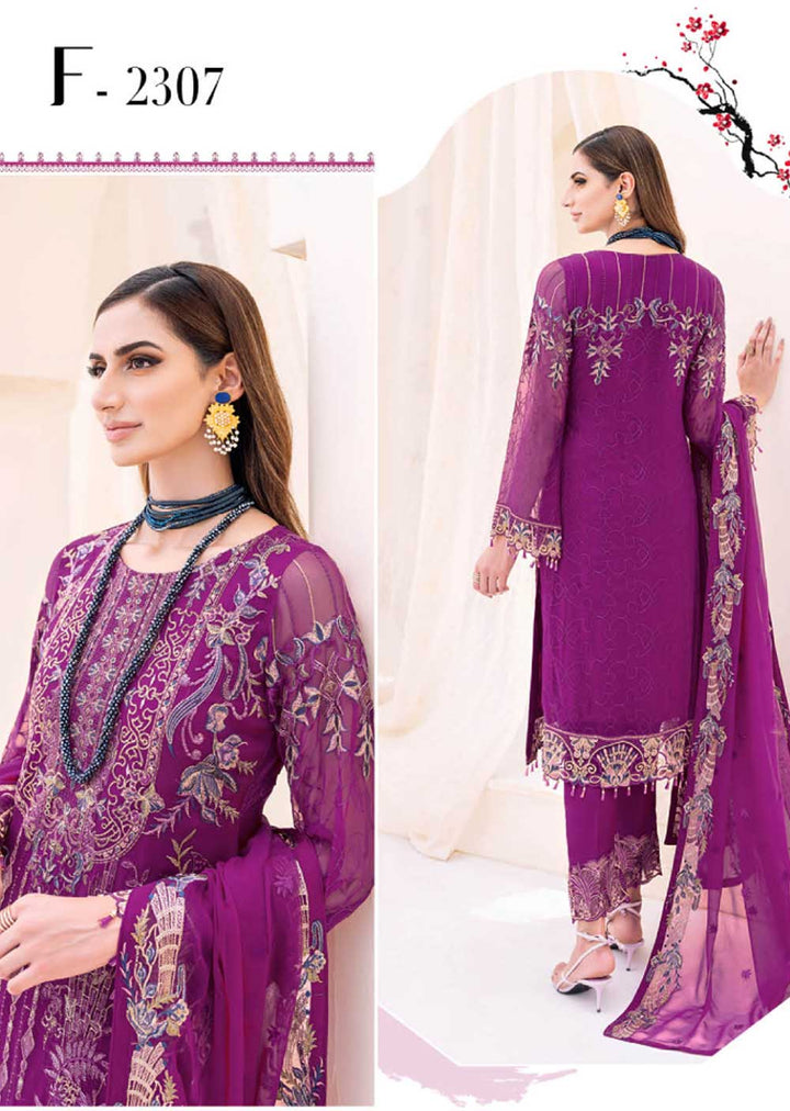 Ramsha Chiffon Collection 2023 - F-2307-R