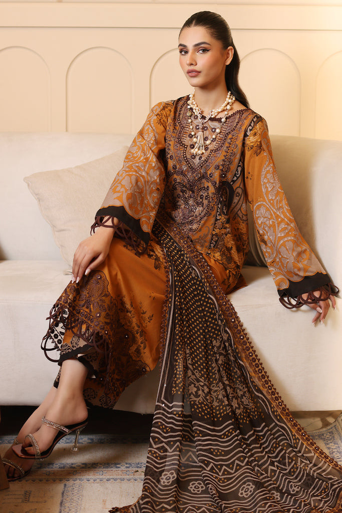 Charizma Ready-to-Wear Embroidered Lawn Shirt CRS4-04