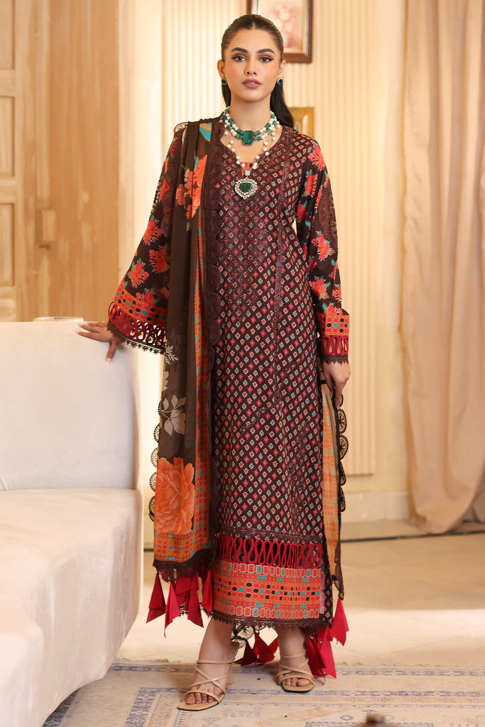 Charizma Ready-to-Wear Embroidered Lawn Shirt CRS4-01