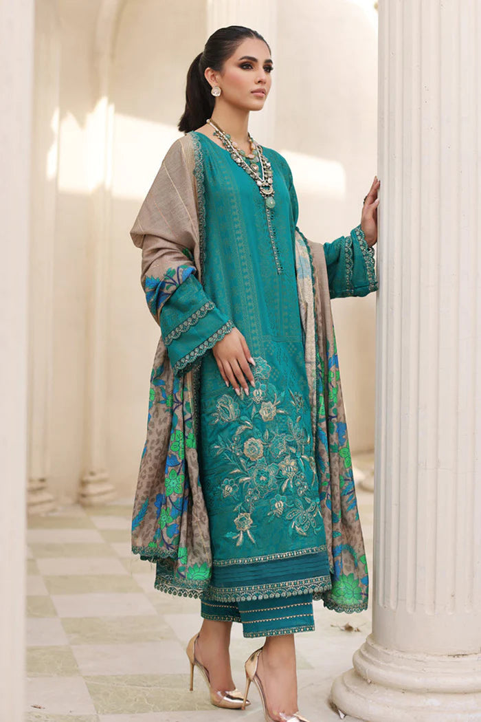 CHARIZMA 3-PC STITCHED EMBROIDERED STAPLE JACQUARD COLLECTION CMW-06