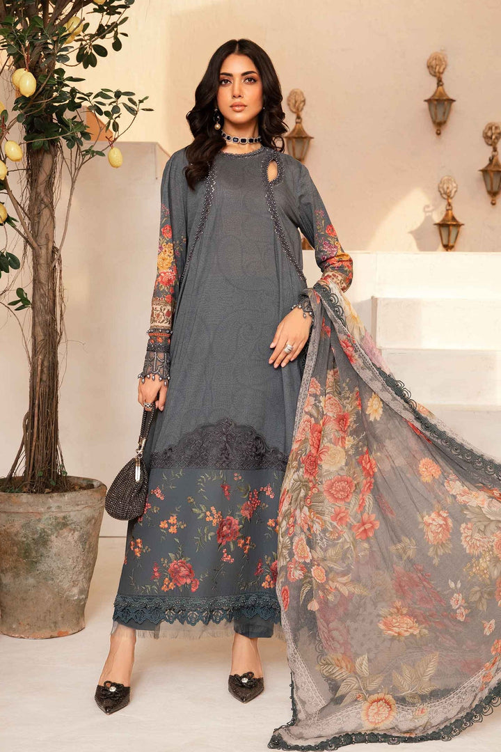 MARIA B 3 PIECE UNSTITCHED M.PRINT EID COLLECTION MPT-2202-B