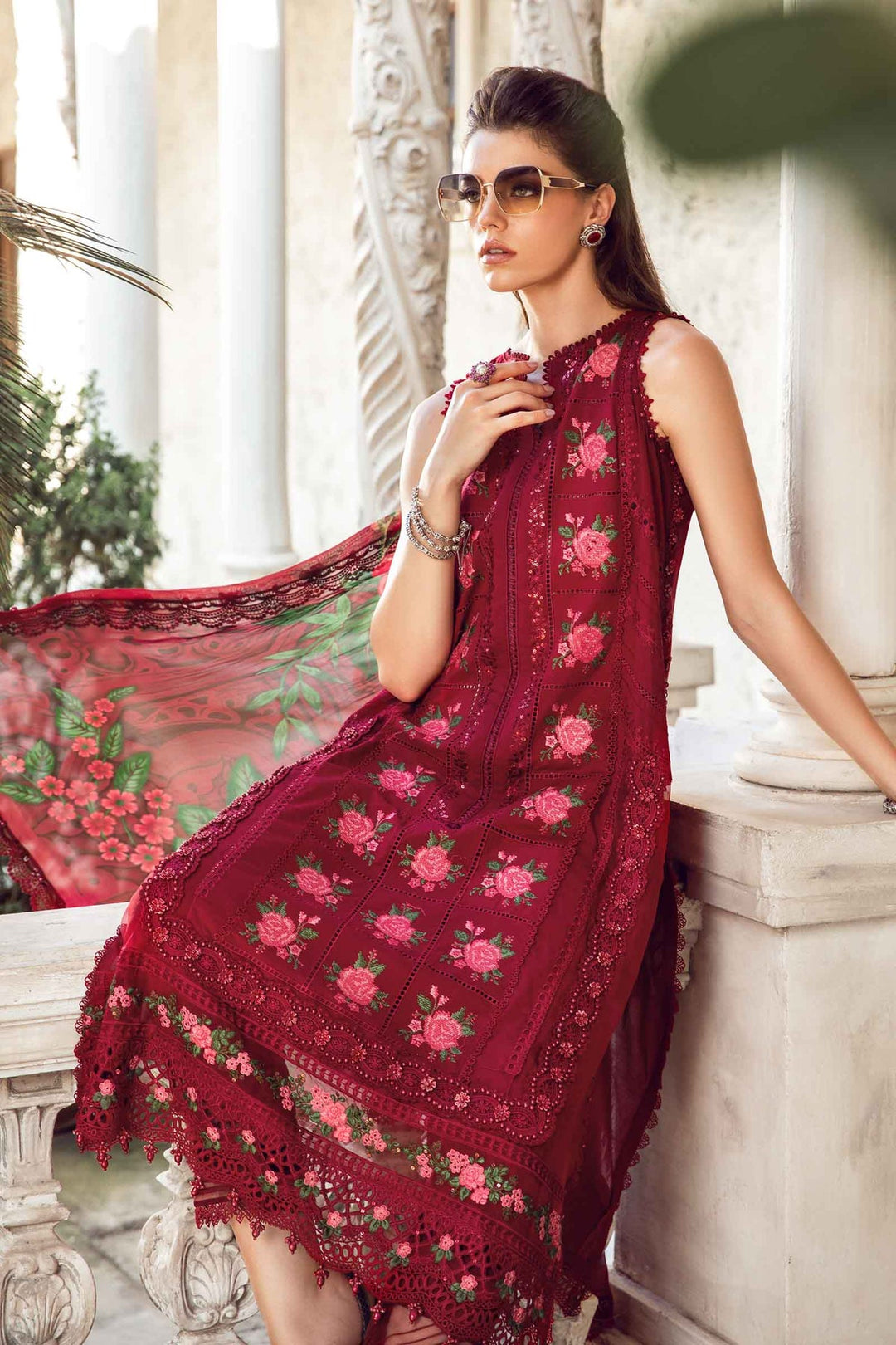 MARIA B UNSTITCHED EMBROIDERED LAWN EID COLLECTION -24-05