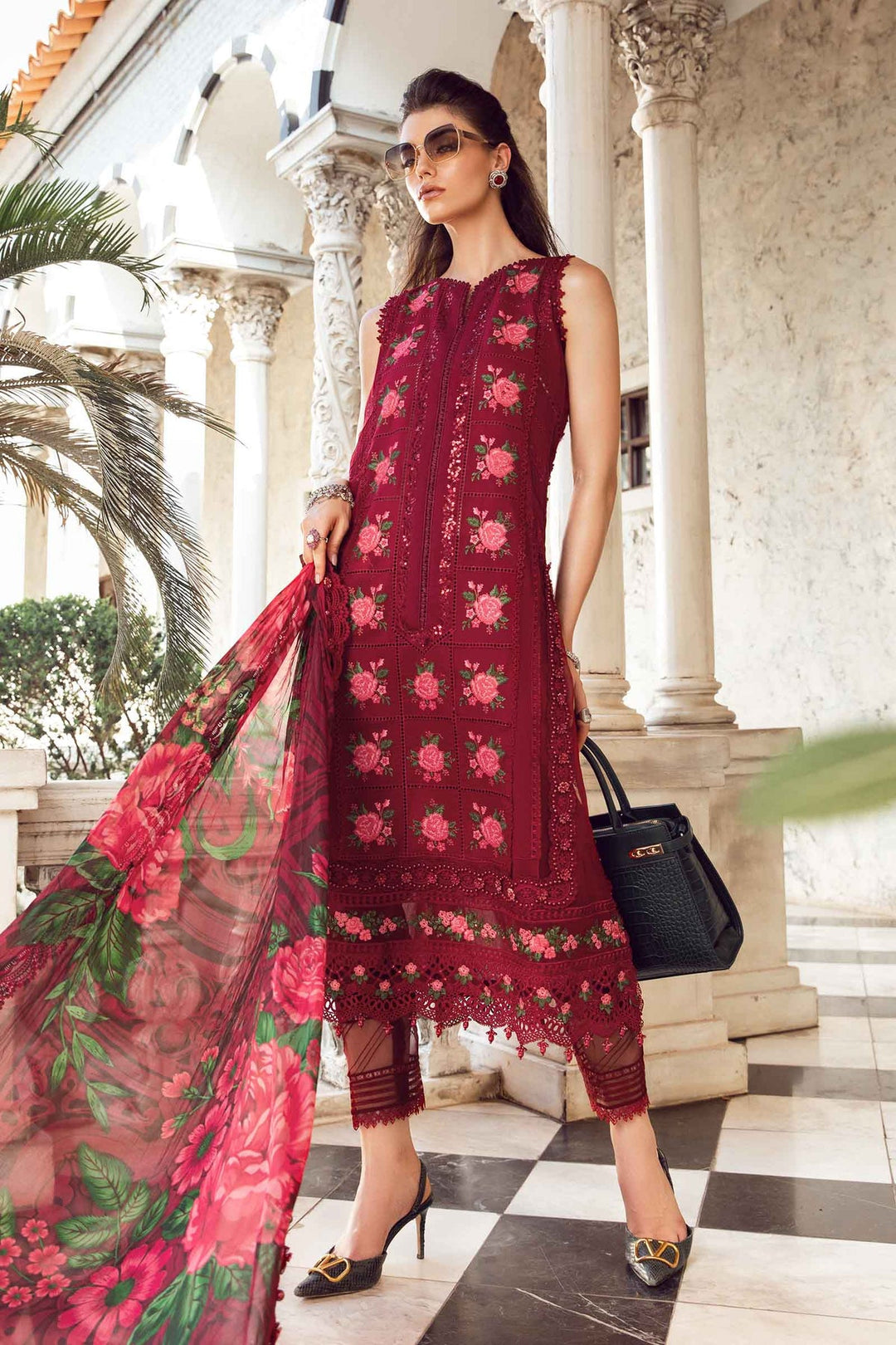 MARIA B UNSTITCHED EMBROIDERED LAWN EID COLLECTION -24-05