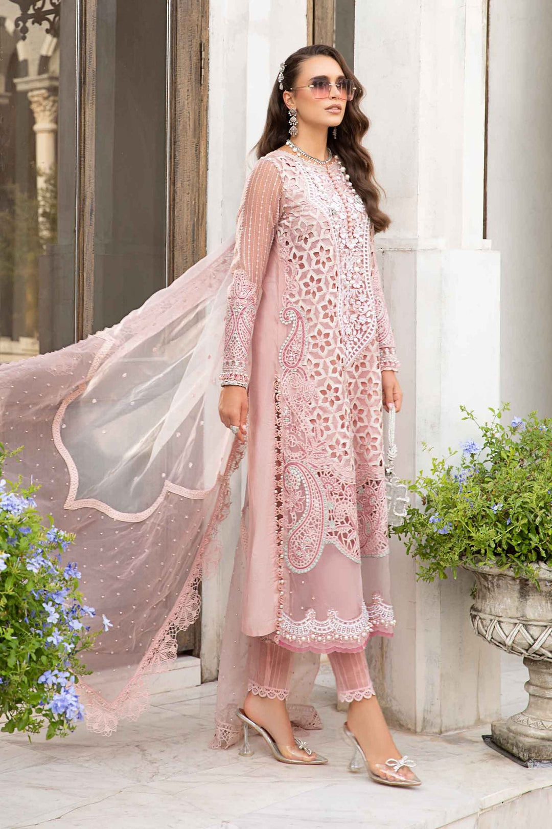 MARIA B UNSTITCHED EMBROIDERED LAWN EID COLLECTION -24-06