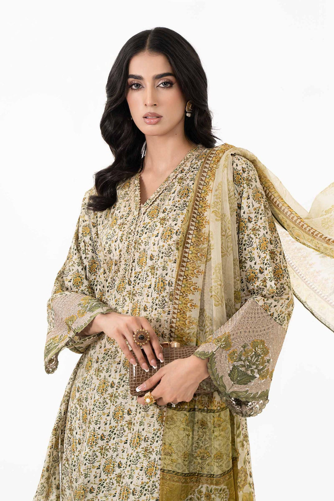 MARIA B 3 PIECE UNSTITCHED M.PRINT EID COLLECTION MPT-2207-A