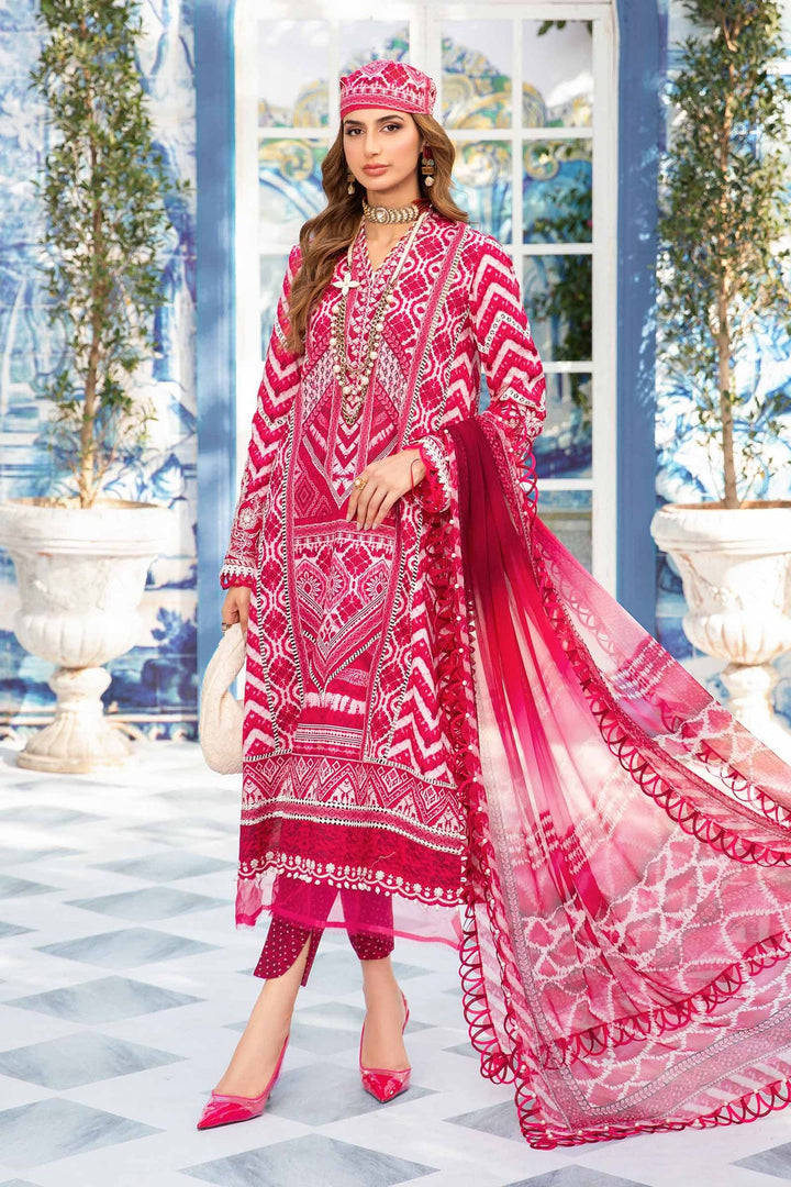 MARIA B 3 PIECE UNSTITCHED M.PRINT EID COLLECTION MPT-2208-A