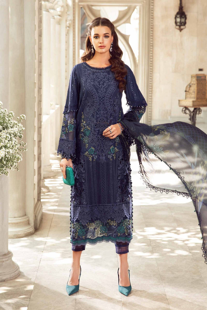 MARIA B UNSTITCHED EMBROIDERED LAWN EID COLLECTION -24-09